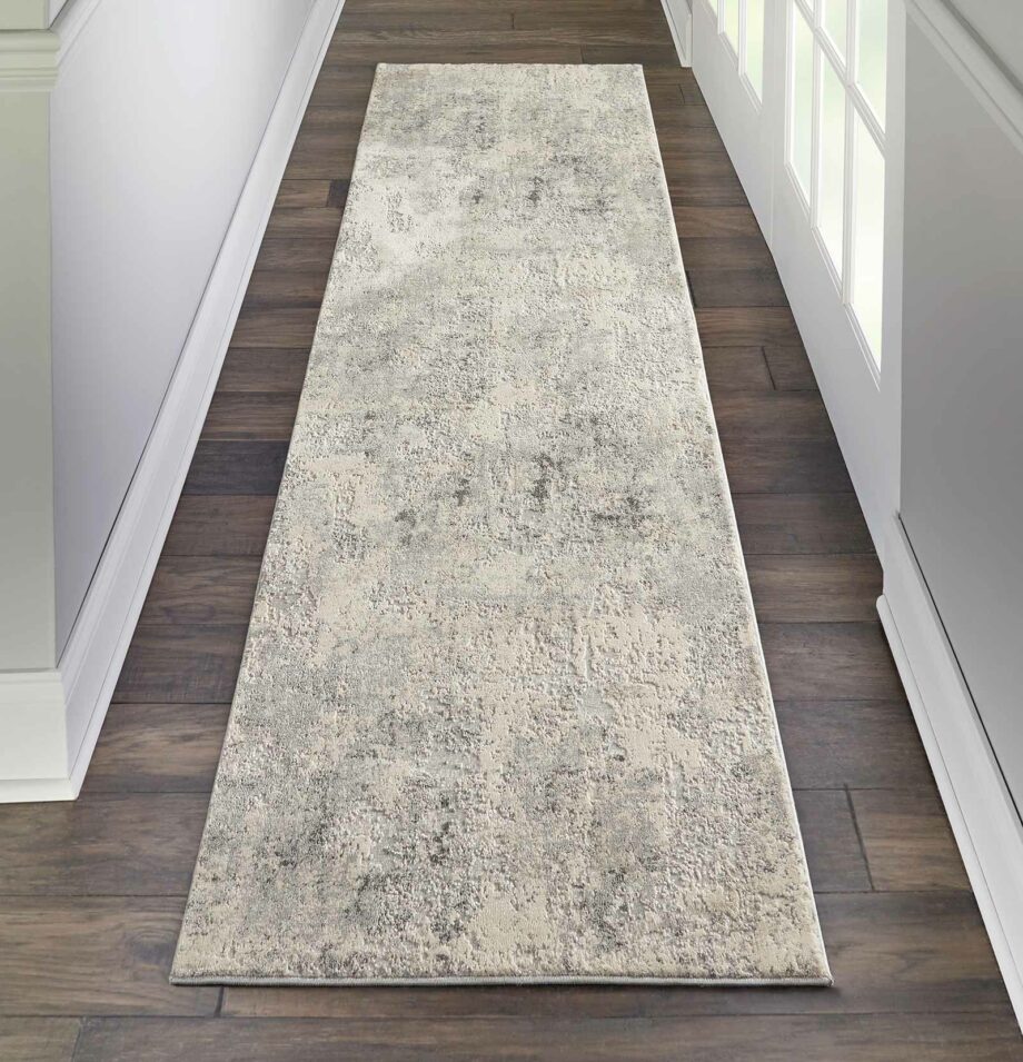 Nourison rug Rustic Textures RUS07 GRYBG GREY BEIGE 2x8 099446496249 interior