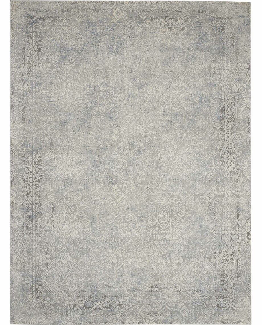 Nourison rug Rustic Textures RUS09 IVLTB IVORY LIGHT BLUE 8x11 099446496447