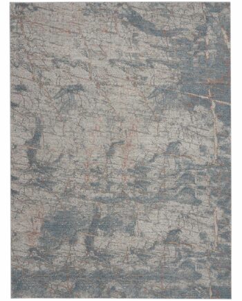 Nourison rug Rustic Textures RUS15 LGYBL LIGHT GREY BLUE 8x11 099446799494