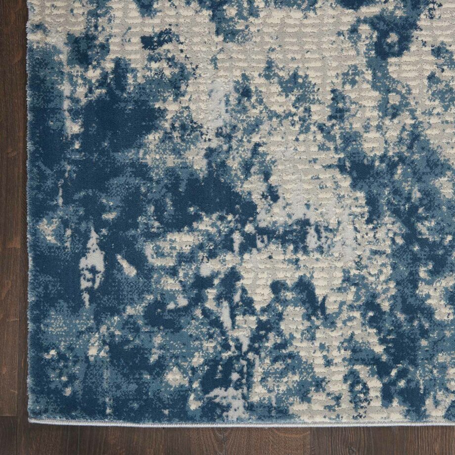 Nourison rug Rustic Textures RUS16 GRYBL GREY BLUE 5X7 099446799579 CR