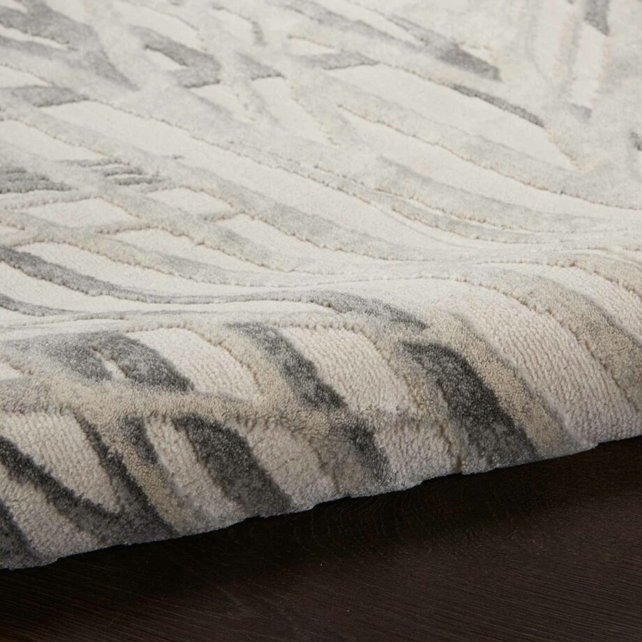 Nourison rug Rustic Textures RUS17 IVGRY IVORY GREY 5x7 099446814944 TX01