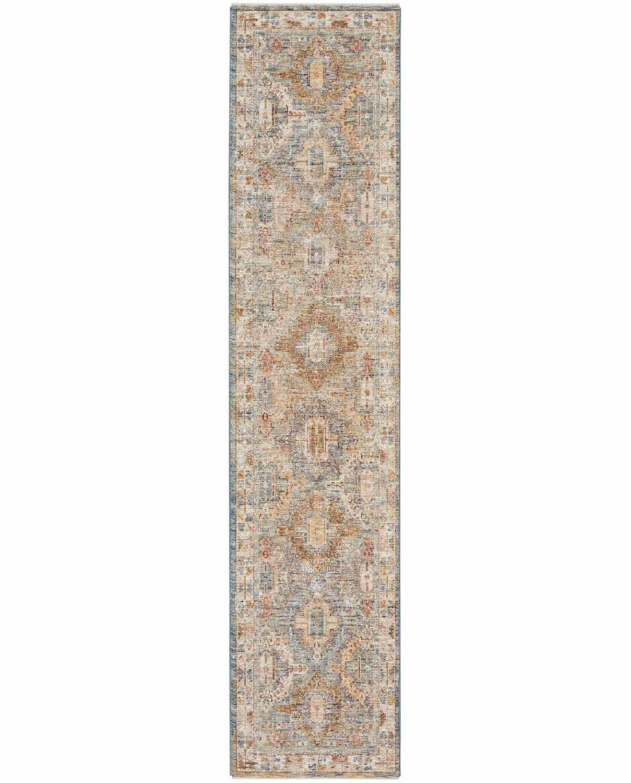 Nourison rug Sahar SHR01 BLUE 2x10 099446022417