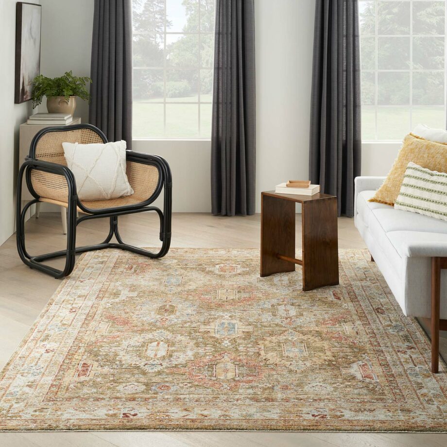 Nourison rug Sahar SHR01 GREEN 8x10 099446025456 interior 3