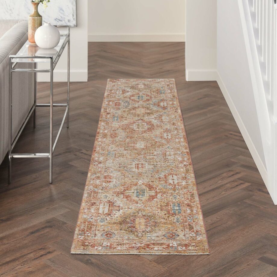 Nourison rug Sahar SHR01 RUST 2x10 099446022424 interior 1