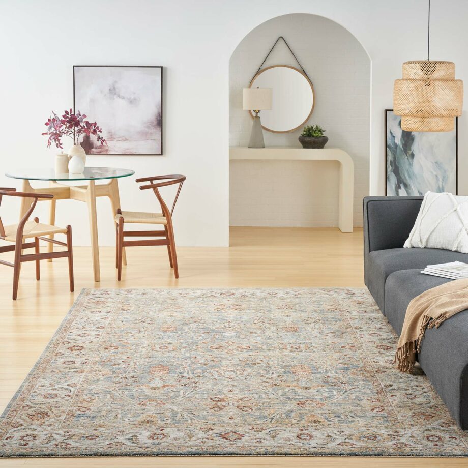 Nourison rug Sahar SHR03 BLUE 8x10 099446025500 interior 3
