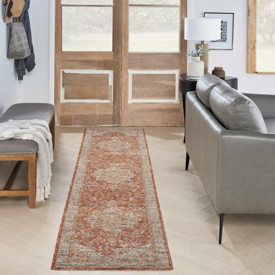 Nourison rug Sahar SHR06 IVMTC IVORY MULTICOLOR 2x10 099446166340 interior 1