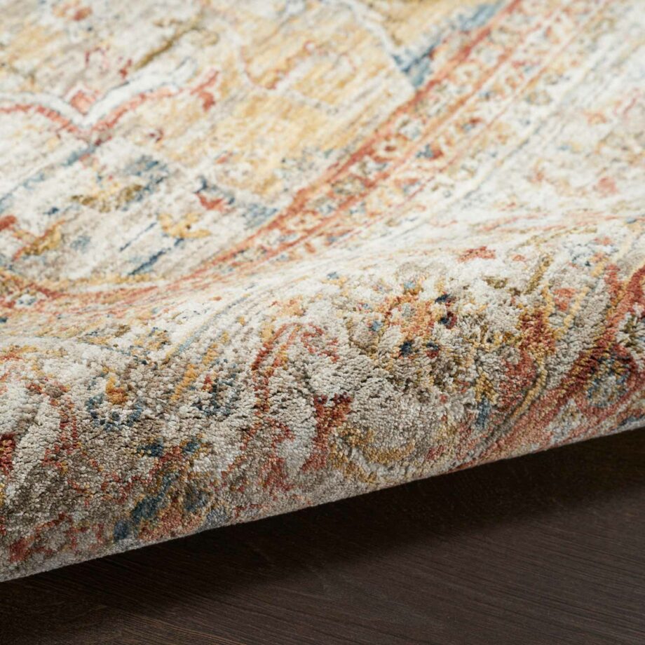 Nourison rug Sahar SHR06 IVRUS IVORY RUST 5x8 099446898753 TX01