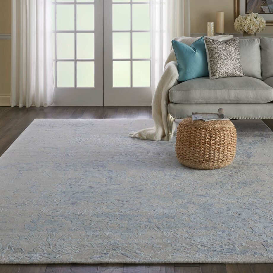 Nourison rug Silk Shadows SHA18 GRYBL GREY BLUE 9X12 099446451125 interior 1 C