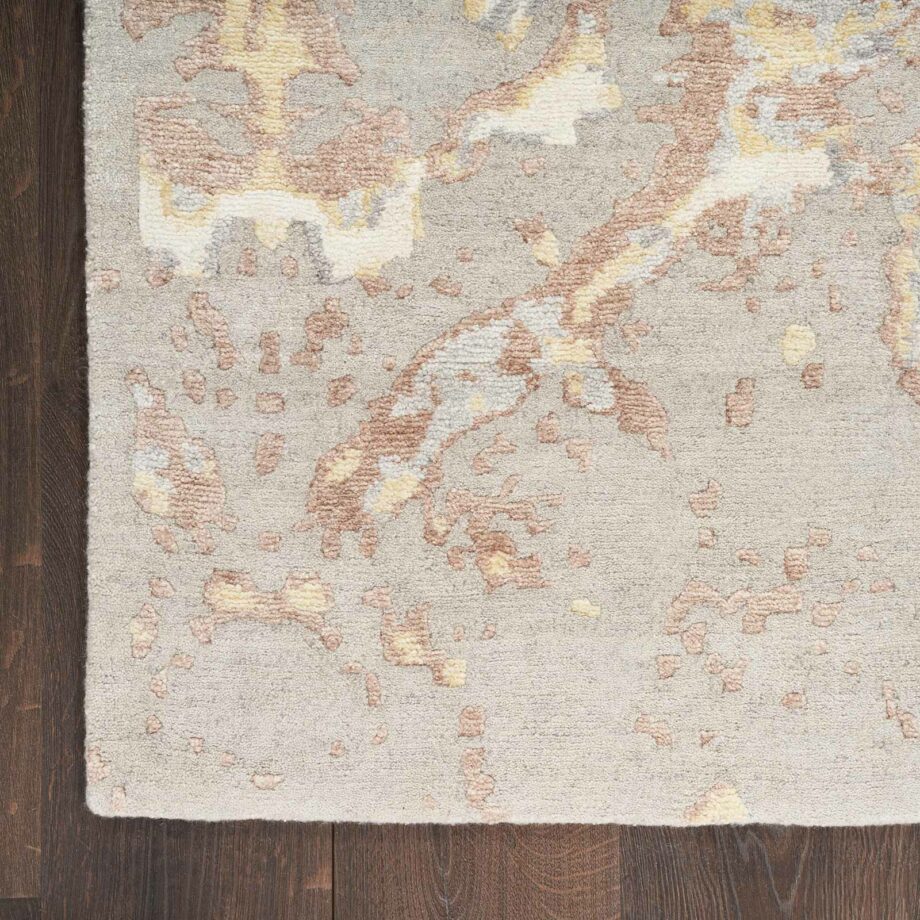 Nourison rug Silk Shadows SHA20 SILVR SILVER 8X10 099446020567 CR