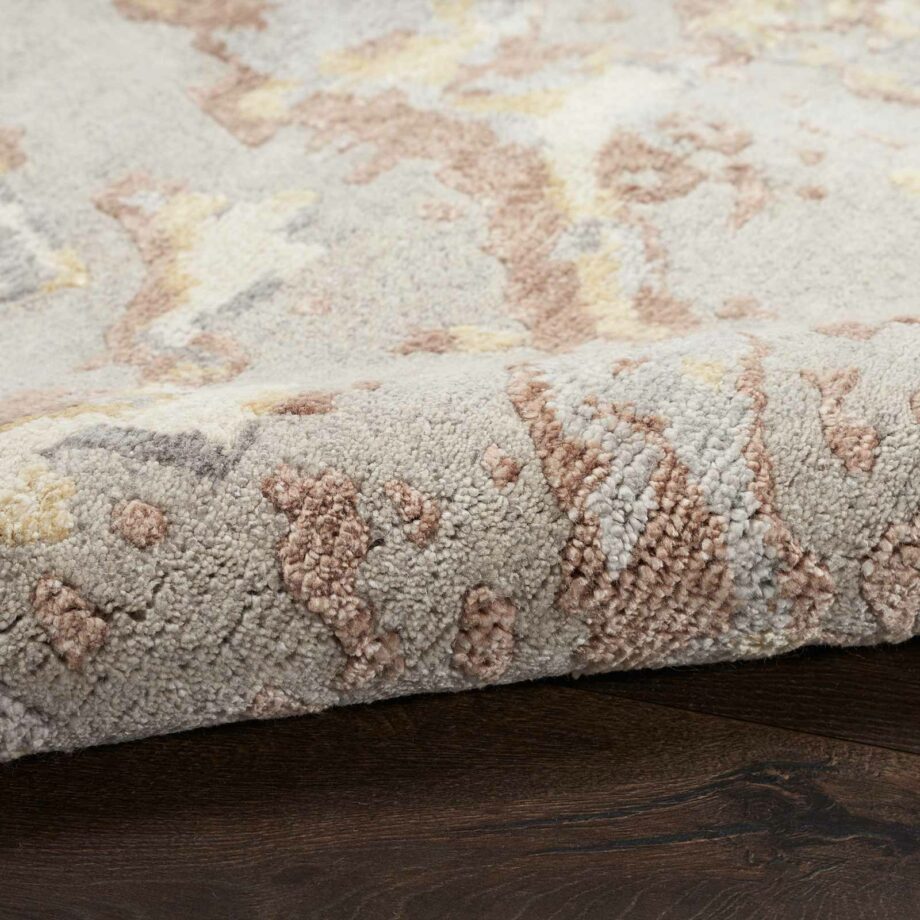 Nourison rug Silk Shadows SHA20 SILVR SILVER 8X10 099446020567 TX01