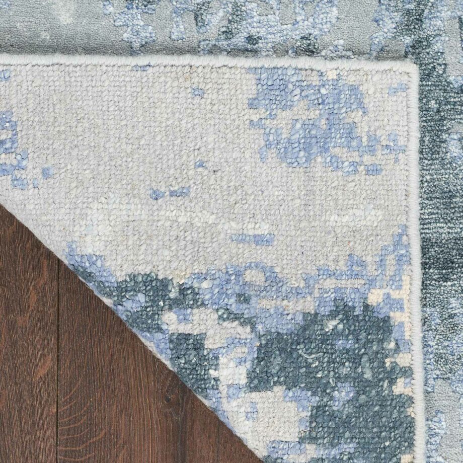 Nourison rug Silk Shadows SHA21 BLUSK BLUE SKY 8X10 099446020628 CRB
