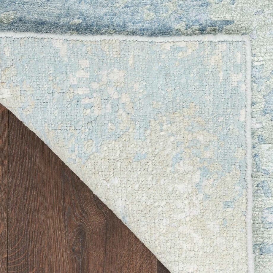 Nourison rug Silk Shadows SHA22 BLUGN BLUE GREEN 8X10 099446020659 CRB