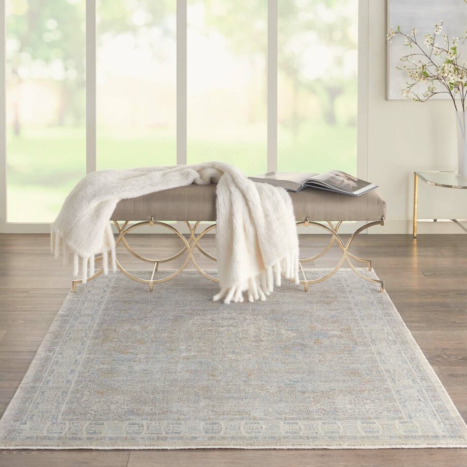 Nourison rug Starry Nights STN02 CRMGY CREAM GREY 5x7 099446745514 interior 1 C