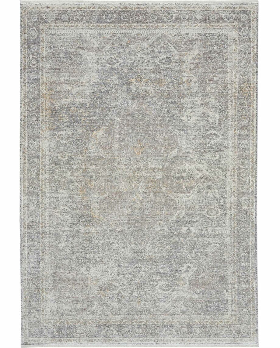 Nourison rug Starry Nights STN03 SILCM SILVER CREAM 5x7 099446745552