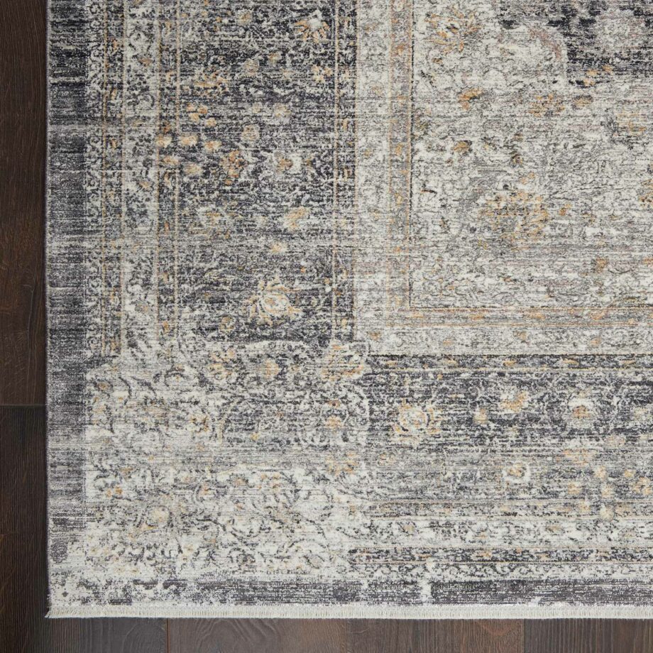 Nourison rug Starry Nights STN05 CHACM CHARCOAL CREAM 5x7 099446745576 CR C