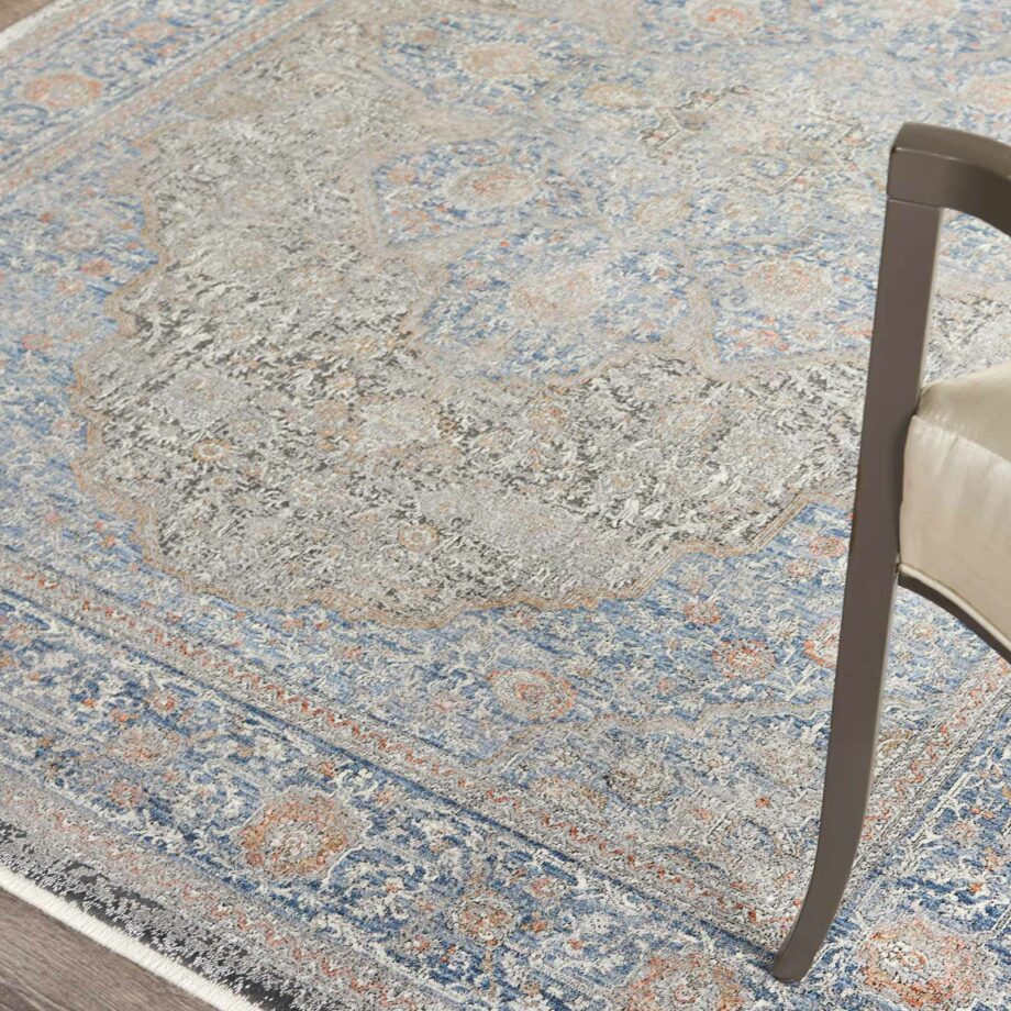 Nourison rug Starry Nights STN07 BLUE 5x7 099446792556 interior 2