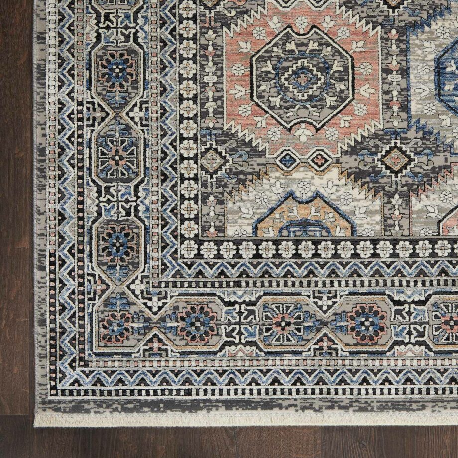 Nourison rug Starry Nights STN09 GRYNV GREY NAVY 5x7 099446797230 CR