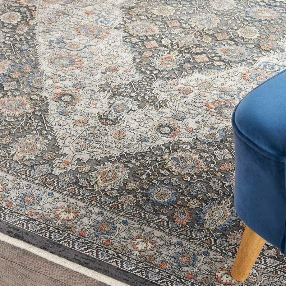Nourison rug Starry Nights STN11 GRYBL GREY BLUE 5x7 099446797414 interior 2