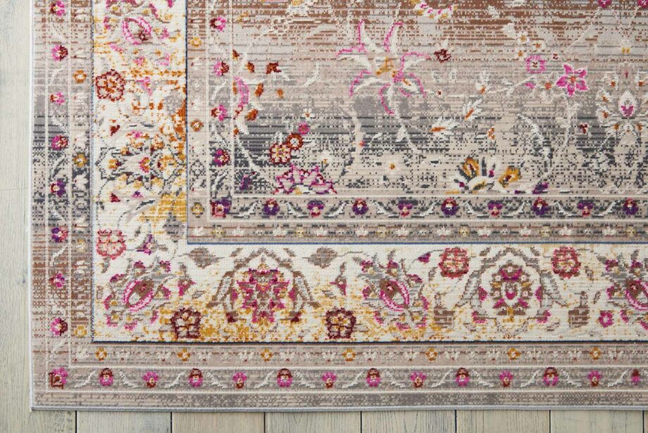 Nourison rug Vintage Kashan VKA01 GREY 5x7 099446455116 CR01