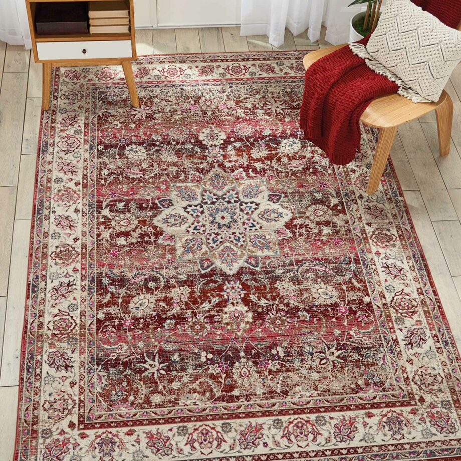 Nourison rug Vintage Kashan VKA01 RED 5x7 099446455239 interior 2 OSTKCROP