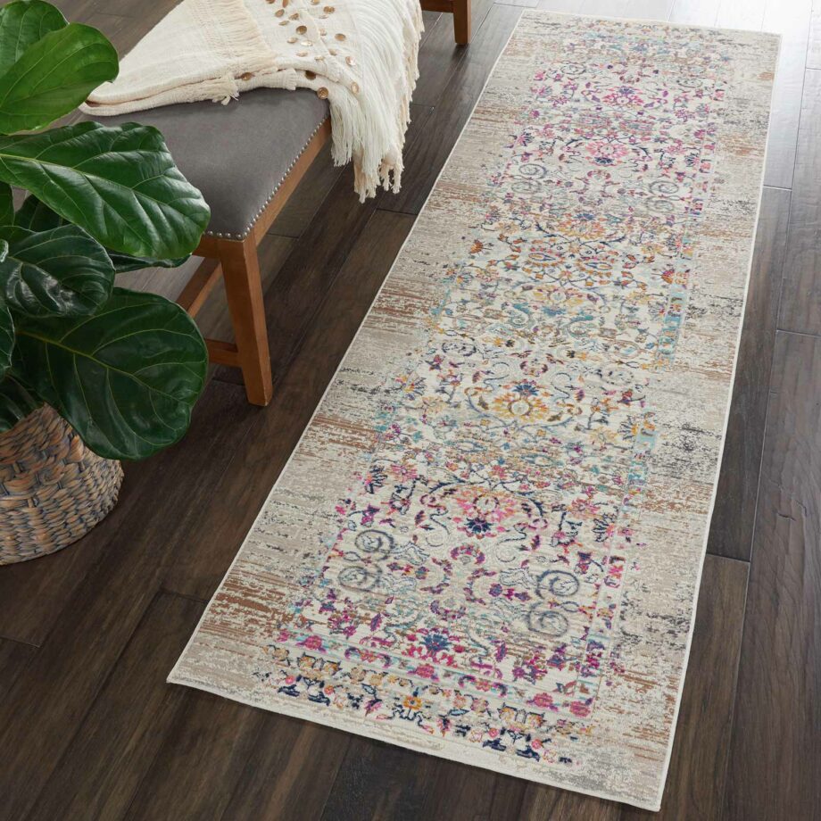 Nourison rug Vintage Kashan VKA02 IVORY 2x8 099446455499 interior 1 C