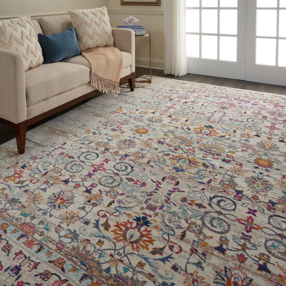 Nourison rug Vintage Kashan VKA02 IVORY 8x10 099446455475 interior 2 C