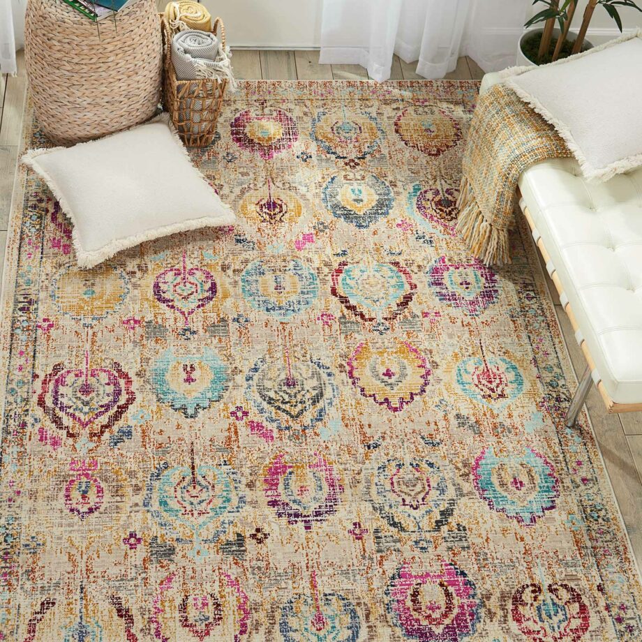Nourison rug Vintage Kashan VKA04 IVMTC 5x7 099446455673 interior 2 OSTKCROP