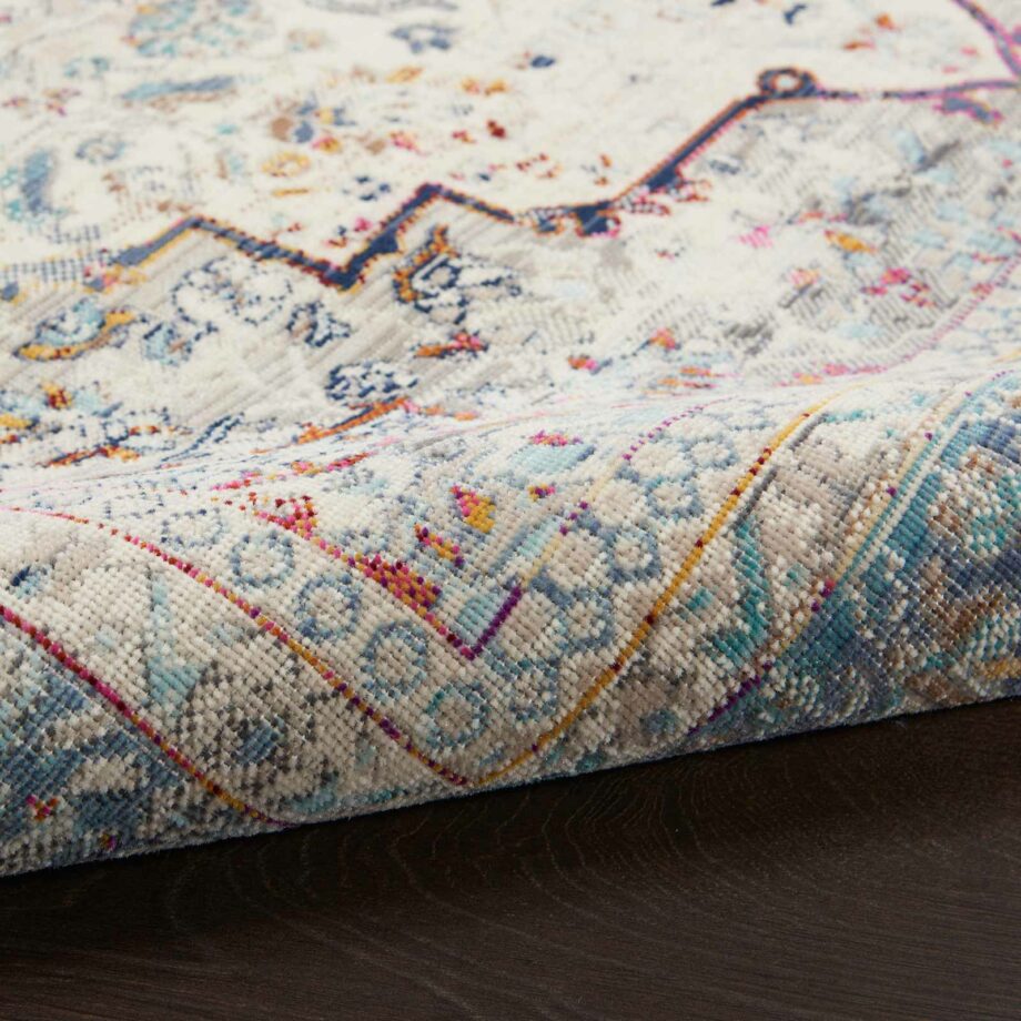 Nourison rug Vintage Kashan VKA07 IVBLU IVORY BLUE 5X8 099446812094 TX01 Copy