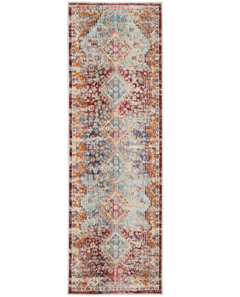 Nourison rug Vintage Kashan VKA09 MULTI MULTICOLOR 2X8 099446852380