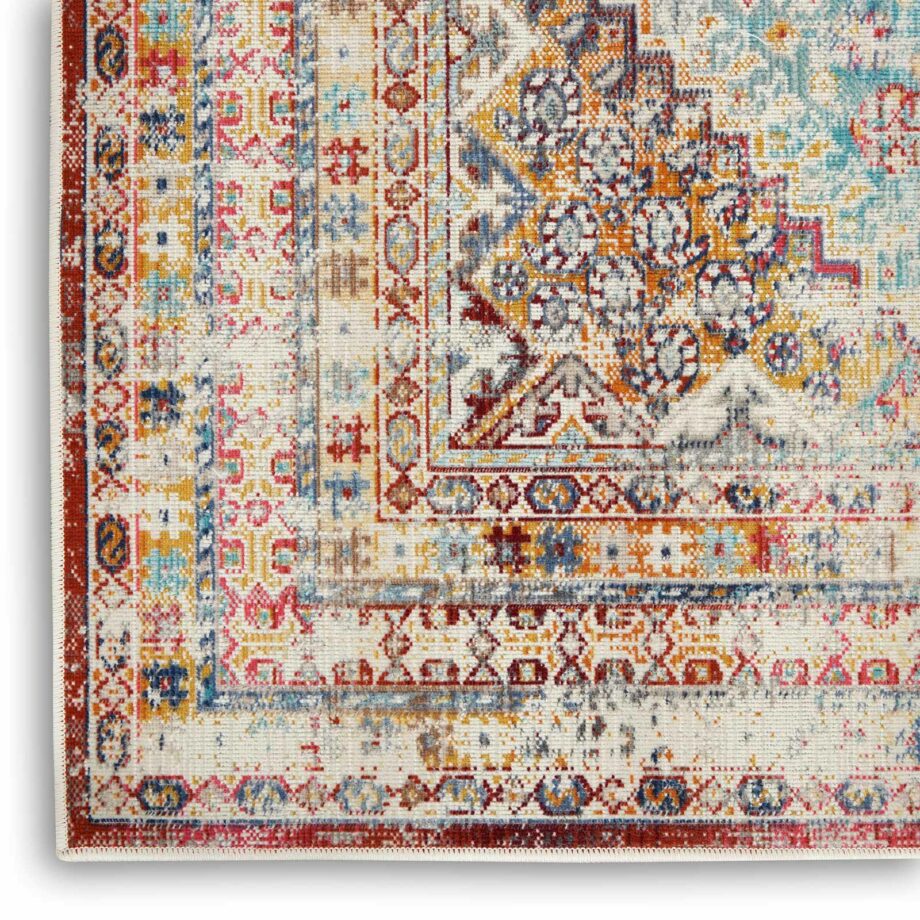 Nourison rug Vintage Kashan VKA09 MULTI MULTICOLOR 5X8 099446852441 CRW