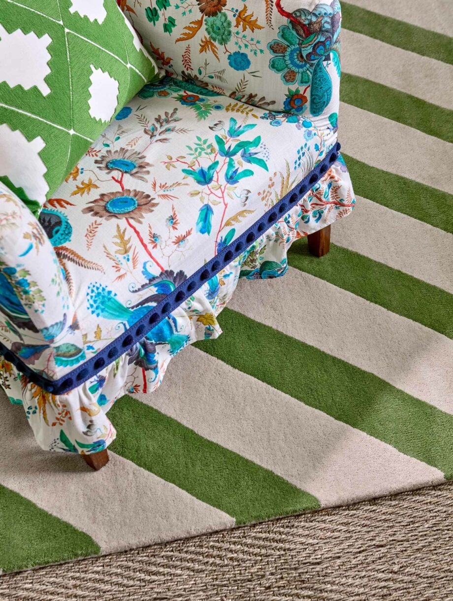 Harlequin Paper Straw Peridot 144317 interior B