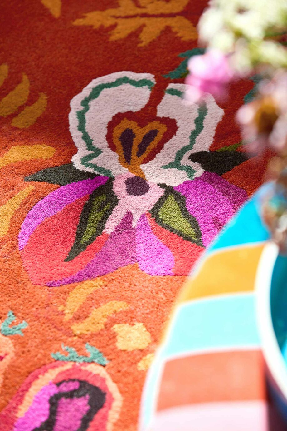 Harlequin Wonderland Floral Amber Lapis 144713 interior D
