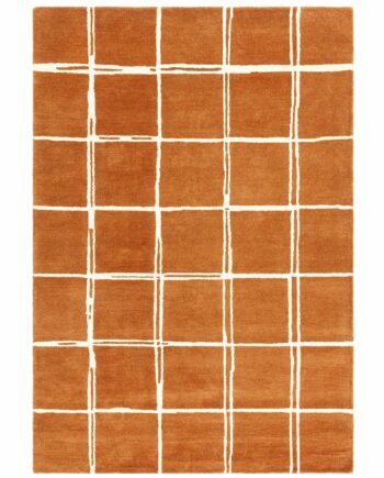 Asiatic rug Albany Grid Rust