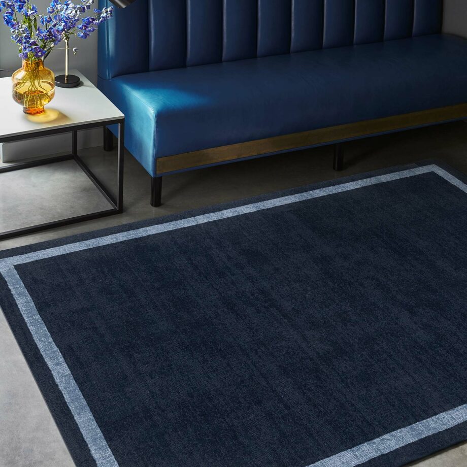 Asiatic rug Albi Navy interior square