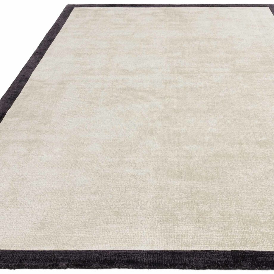 Asiatic rug Blade Border Putty Charcoal 1
