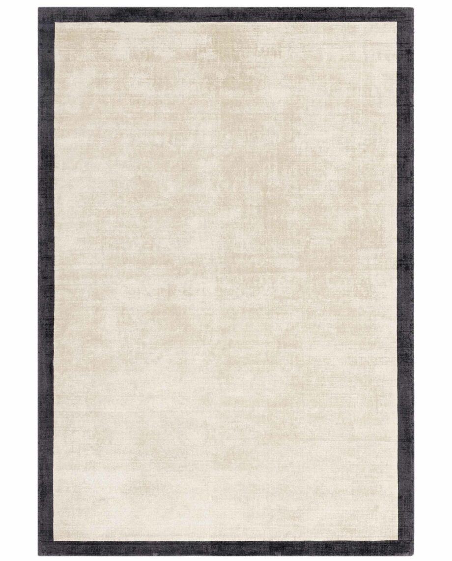 Asiatic rug Blade Border Putty Charcoal new new