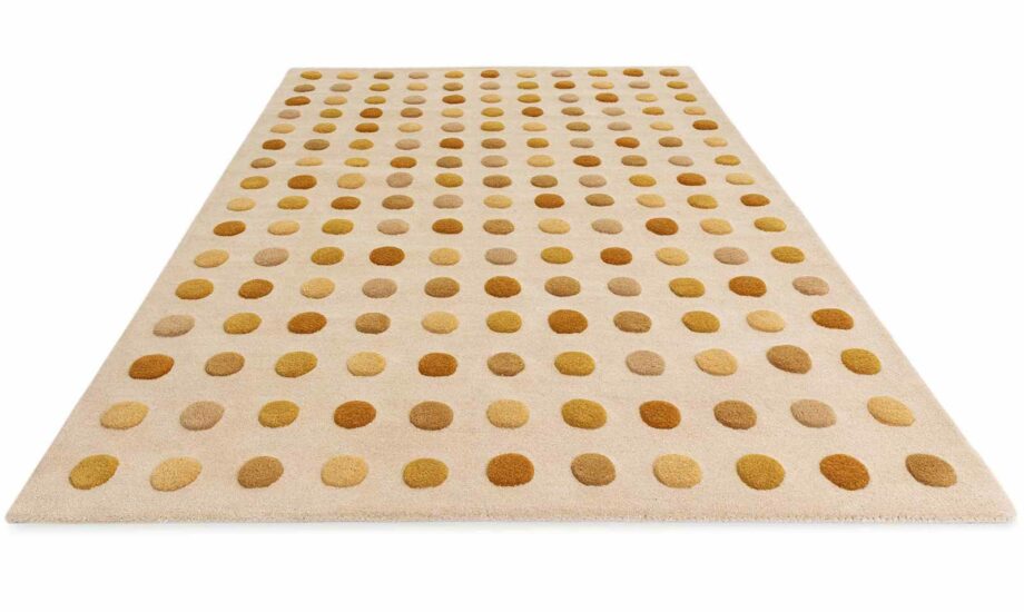 Asiatic rug Dotty Gold 3D
