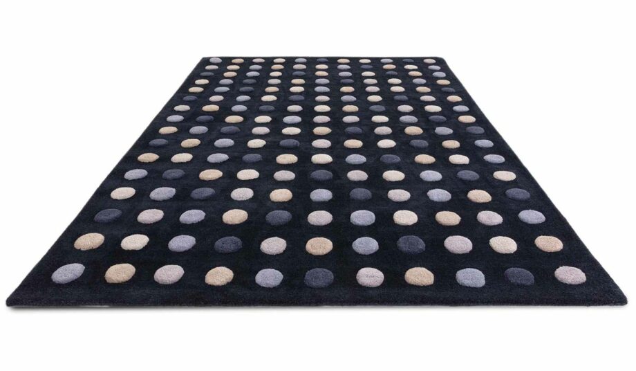 Asiatic rug Dotty Navy 3D