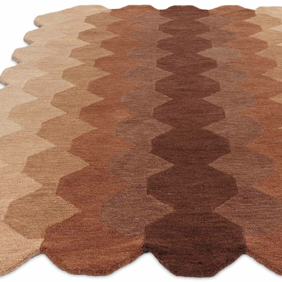 Asiatic rug Hive Rust 1