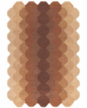 Asiatic rug Hive Rust
