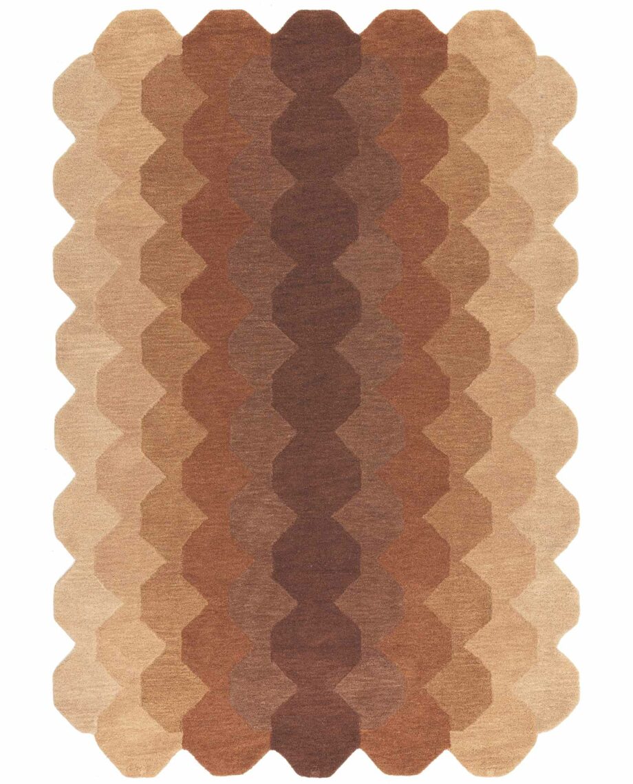 Asiatic rug Hive Rust