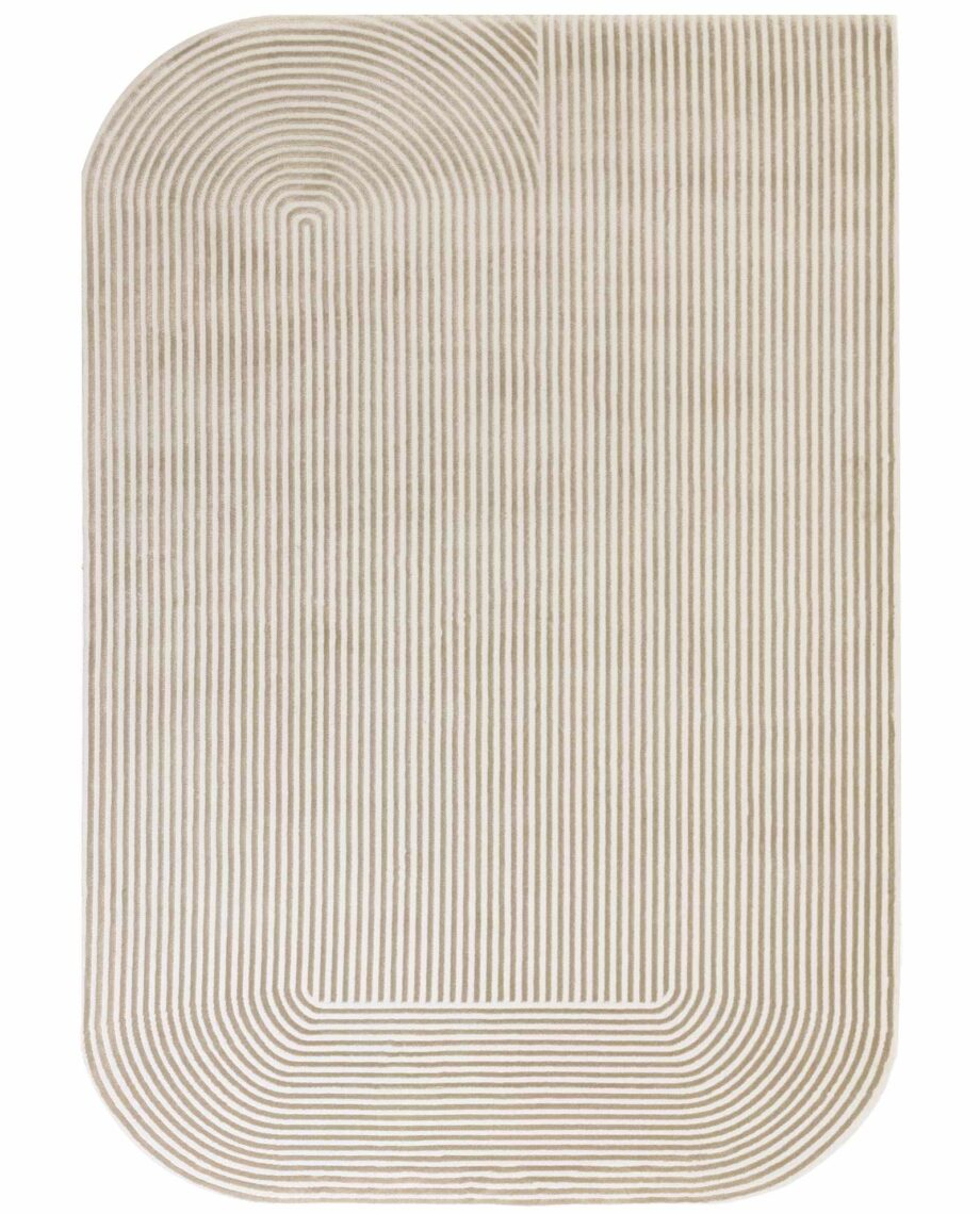 Asiatic rug Kuza Shape Gold Cream