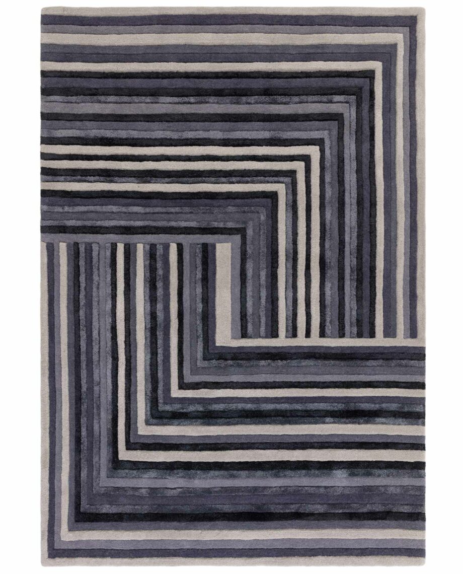 Asiatic rug Matrix 81 Network Indigo