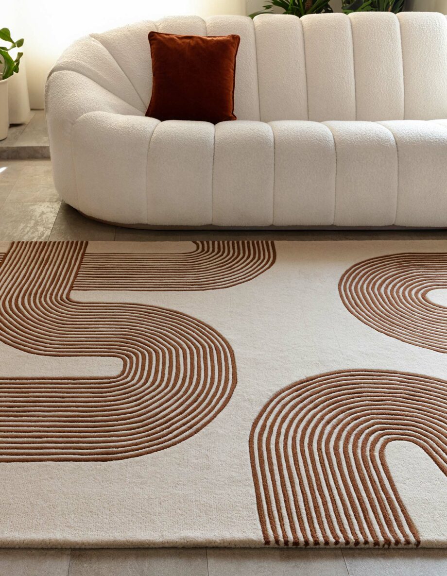 Asiatic rug Matrix 85 Arches Amber interior 1