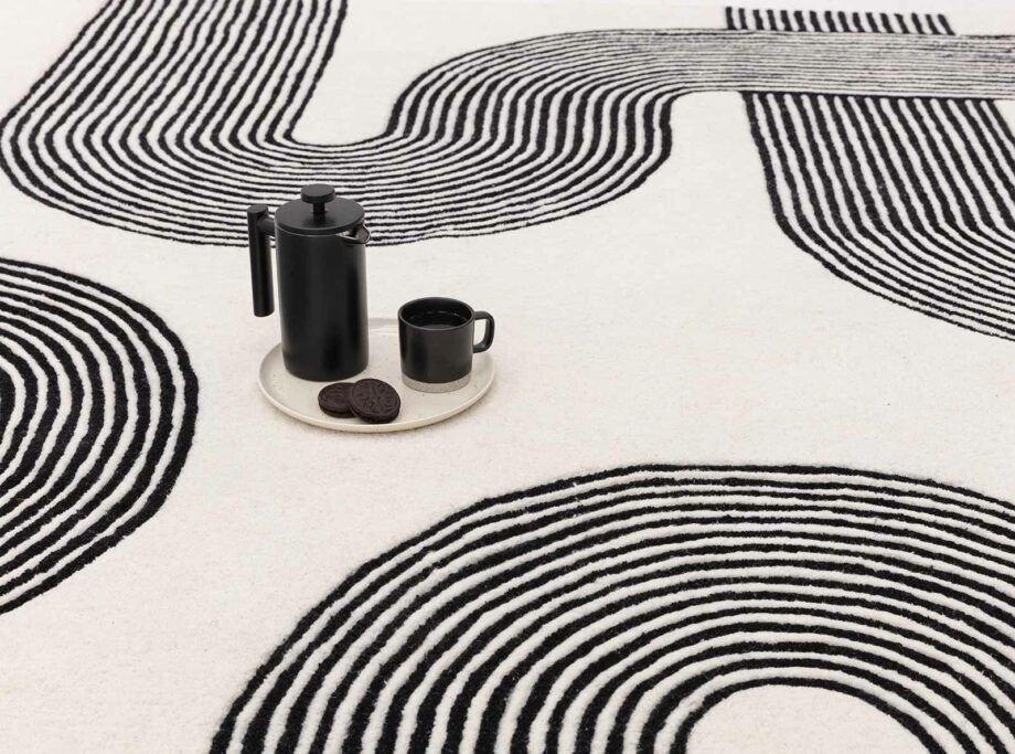 Asiatic rug Matrix 87 Arches Black CL