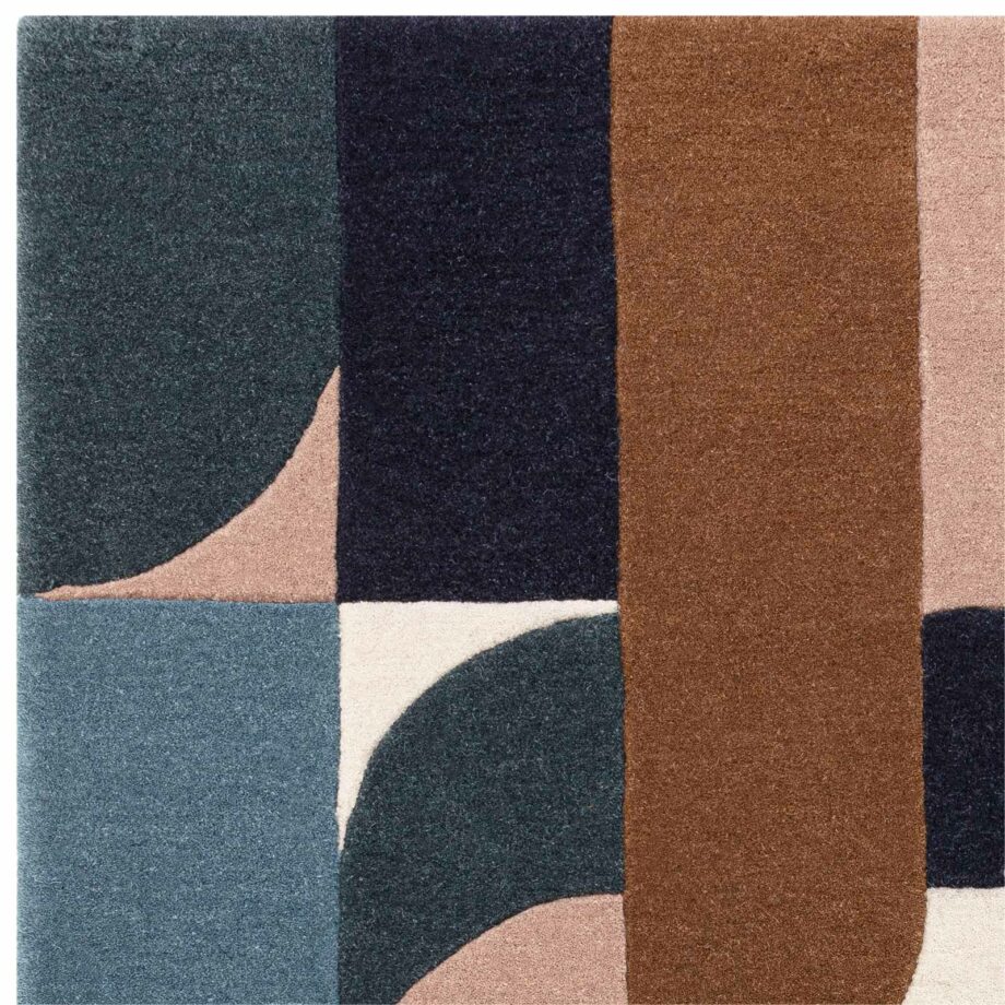Asiatic rug Matrix 89 Klotski Teal 2