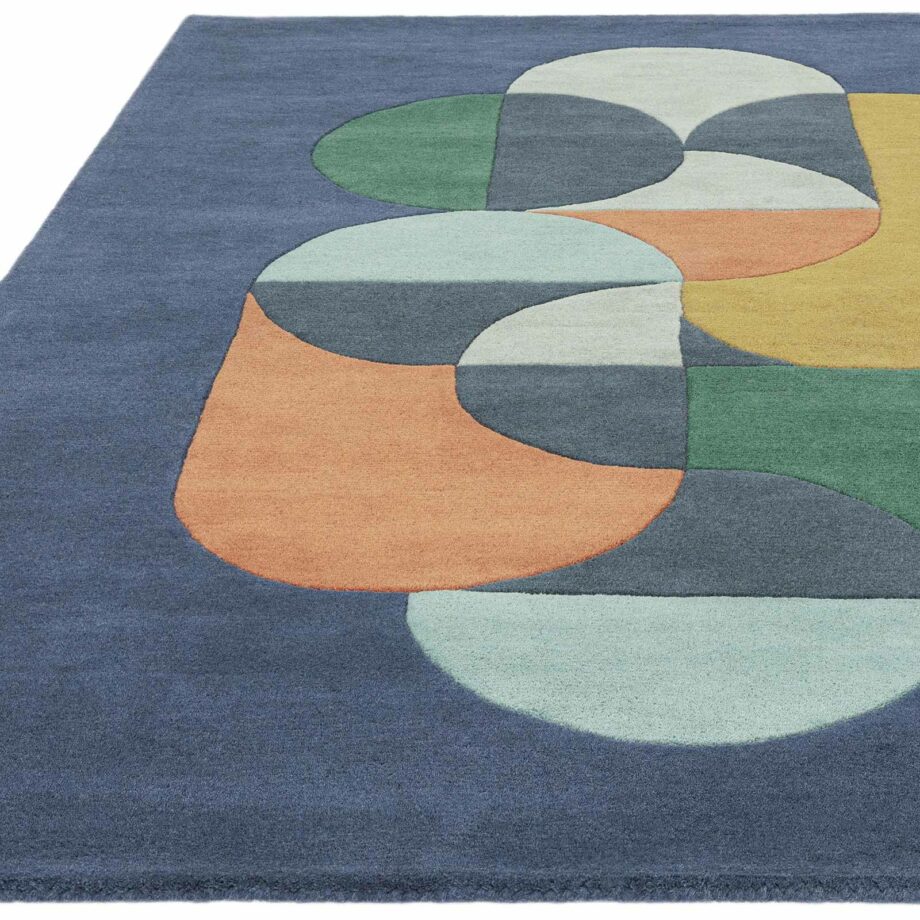 Asiatic rug Matrix 91 Statement Navy 1