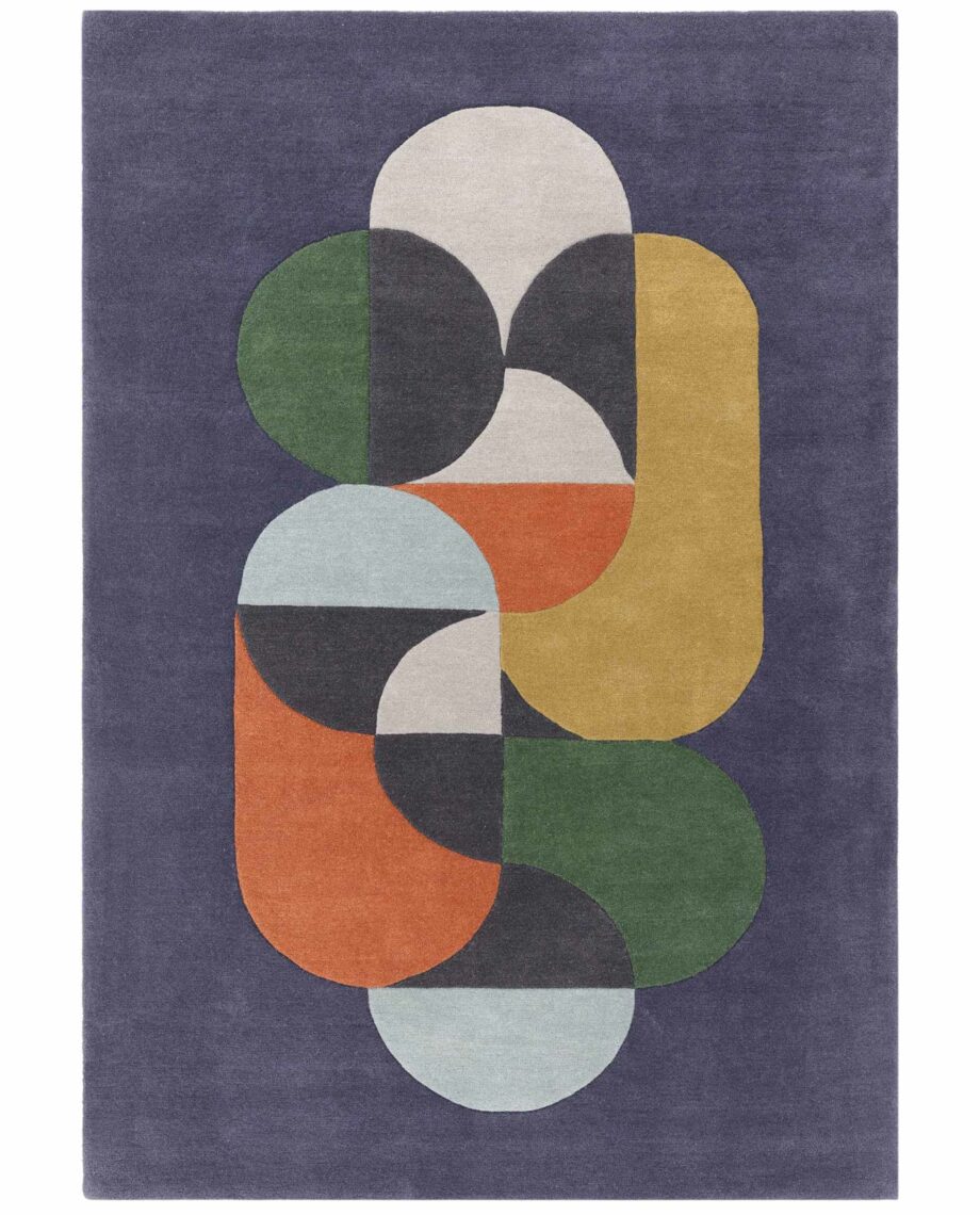 Asiatic rug Matrix 91 Statement Navy