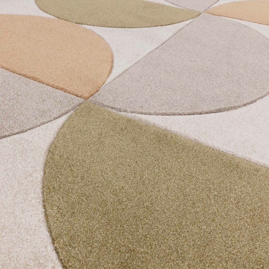 Asiatic rug Sketch SK15 Curve Ochre 4