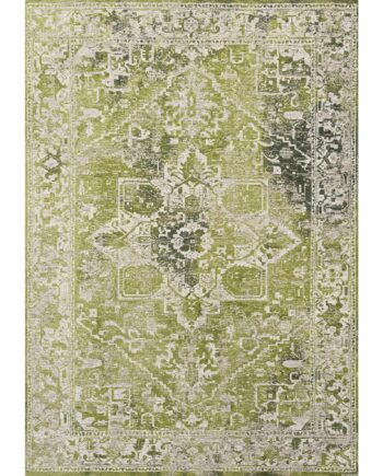 Louis De Poortere rug Antiquarian Tabriz 9645 Olive Wood